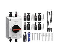 Dispositivo de protección de corriente continua fuerte de 1200 V 32 A para sistemas fotovoltaicos, carcasa resistente a la intemperie, con licencia solar, cambio separado