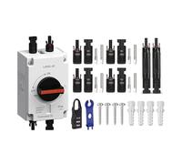 Dispositivo de protección de corriente continua fuerte de 1200 V 32 A para sistemas fotovoltaicos, carcasa resistente a la intemperie, con licencia solar, cambio separado