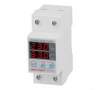 Dispositivo de protección de voltaje SVP916 con funciones integradas de monitoreo y limitación de corriente para una mayor seguridad del sistema eléctrico (63 A)