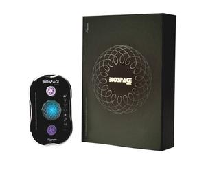 Dispositivo de protección frente a la radiación electromagnética Biospace Travel Diamond 5G y 6G con tecnología Pranan basada en nanodiamantes. Su diseño compacto lo hace ideal para llevar durante via