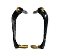 Dispositivo De Protección para Manillar Motocicleta, Equipo para Manos A Prueba Viento para PCX CR125 CB190R(Carbon-Golden)
