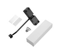 Dispositivo de puerta de cierre automático J60C, tecnología de resorte silencioso, aleaciones resistentes a la corrosión, 1 ud.(Black)