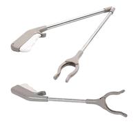 Dispositivo de recogida con brazos largos y cortos, diseño de mandíbula antideslizante, perfecto para ancianos discapacitados, jardineros, agarrador de acero inoxidable ABS