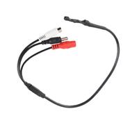 Dispositivo de Recogida de Audio de Alta sensibilidad Mini MICR¨®Fono para de c¨¢Mara de Seguridad CCTV Grabadora de Sonido