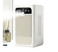 Dispositivo de refrigeración por humidificación, portátil de escritorio con pantalla digital, ABS compacto, 2 modos de niebla de velocidad, recargable tipo C, batería de 3000 mAh, enfriador personal