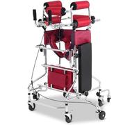 Dispositivo de rehabilitación Andador de 8 ruedas Dispositivo de rehabilitación para caminar Andadores Herramienta de estante antivuelco hacia atrás Accidente cerebrovascular Hemiplejia Walk