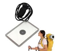 Dispositivo de rescate reflectante: baliza compacta Herramienta versátil | Stellar Gleam, señal de trekking amigable para viajar, lente de resistencia urgente | Excursión Escapadas Exteriores Senderis