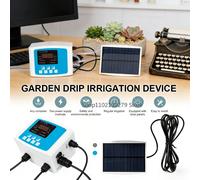 Dispositivo de Riego Solar para Jardín, Bomba Doble, Temporizador de Riego, Controlador Automático Inteligente para Plantas Grey double pump 20m