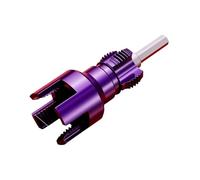 Dispositivo de roscado de vástago de hechizo de doble propósito para tuberías de polietileno de media pulgada y 3/4 pulgadas de extensión disponible, alineación eficiente de rosca de tubería