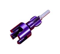 Dispositivo de roscado de vástago de hechizo de doble propósito para tuberías de polietileno de media pulgada y 3/4 pulgadas de extensión disponible, alineación eficiente de rosca de tubería