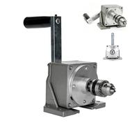 Dispositivo de roscado y taladrado manual con manivela, roscadora manual portátil de alta precisión, herramienta ideal para bricolaje y trabajos de mecanizado de metal, madera y plástico.