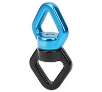 Dispositivo de Rotación Giratorio de 360° para Escalada en Roca, Danza Aérea y Yoga, Accesorio Colgante con Carga de Rodamiento de 30KN (Azul negro)
