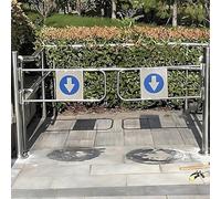 Dispositivo de Salida automático para Puerta giratoria unidireccional: Solo se Puede Empujar hacia adentro, Puerta peatonal de Apertura Manual de 90°, Acero Inoxidable, Apto para mercados, f
