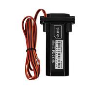 Dispositivo de seguimiento GPS del vehículo - Localizador en tiempo real con rastreador de coche impermeable | Protección de activos portátiles de doble antena, para motocicleta, remolque, camión