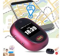 Dispositivo de seguimiento GPS para personas mayores con botón de emergencia SOS, ubicación de tono de llamada, reloj despertador y valla de seguridad, localizador personal 4G para el cuidado del