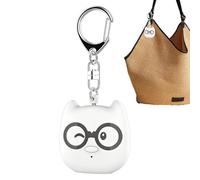 Dispositivo de seguridad personal, con luz, llavero portátil y lindo, dispositivo de seguridad para llevar para mujer, mujer, mayor, viaje, camping, senderismo, escalada