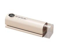 Dispositivo de sellado de alimentos a mano alzada más visible | Reserva automática del hogar para la preparación de comidas, embalaje de bocadillos de carne, sobras, almacenamiento de congelado