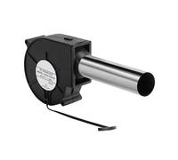 Dispositivo de soplador USB portátil con tubo de acero inoxidable extendido de 5 V 3200 RPM ventilador para gestión de cocina al aire libre, ventilador alimentado por USB