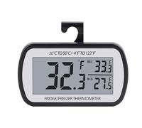 Dispositivo de temperatura para frigorífico, pantalla grande, monitor de grado alto y bajo, gran LCD, termógrafo, negación, taladro medidor de temperatura
