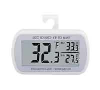 Dispositivo de temperatura para frigorífico, pantalla grande, monitor de grado alto y bajo, gran LCD, termógrafo, negación, taladro medidor de temperatura
