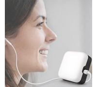 Dispositivo de terapia de luz gamma de bolsillo, LED parpadeante de 40 Hz, audio de 40 Hz, brillo ajustable