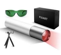 Dispositivo de terapia de luz infrarroja y roja para aliviar el dolor de articulaciones y músculos, luz infrarroja cercana portátil para inflamación corporal y facial, diseño compacto y eficaz, color