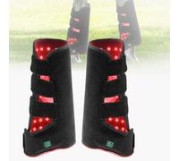 Dispositivo De Terapia De Luz Roja Botas De Terapia De Luz Roja Equina De Caballo, Envoltura De Infrarrojo Cercano De 850 Nm Y 660 Nm For Pierna De Caballo Herida De Tracción Muscular(Left+Right)