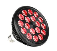 Dispositivo de Terapia de Luz Roja de 36 LED, Combinación de Terapia de Luz de 660 NM y 850 NM, Bombilla de Lámpara de Calor de 54W, Lámpara de Fisioterapia para el Alivio del Dolor