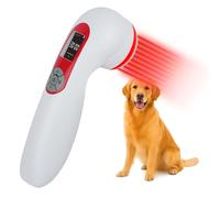 Dispositivo de terapia de luz roja de mano para perros y hombres, terapia de luz láser LLLT para aliviar el dolor de mascotas, músculos articulares, rodilla, muñeca, tobillo, 5000 mAh, gran capacidad