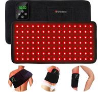 Dispositivo de terapia de luz roja infrarroja recargable para alivio muscular de manos traseras, uso doméstico, 660 nm 850 nm, almohadilla de terapia de calefacción de luz infrarroja cercana para el