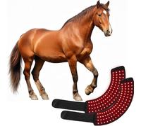 Dispositivo de terapia de luz roja LED for cascos de caballos, envoltura de terapia infrarroja for el cuidado de caballos, terapia de luz roja for caballos, for heridas y cortes en caballos(2pcs)