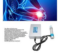 Dispositivo de Terapia de Ondas de Choque Extracorpóreas, Terapia de Ondas de Choque, Masajeador para Aliviar el Dolor con 11 Cabezales de Masaje, para Terapia, Masaje para Aliviar el Dolor(#1)
