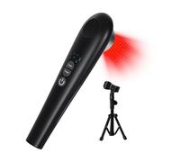 Dispositivo de terapia láser frío para humanos y perros, 808 nm + 12 piezas de 660 nm y terapia de luz de bajo nivel, terapia láser de luz roja portátil para alivio del dolor muscular y articulaciones