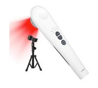 Dispositivo de terapia láser frío para humanos y perros, 808 nm + 12 piezas de 660 nm y terapia de luz de bajo nivel, varita de terapia de luz roja portátil para alivio del dolor muscular y articular