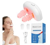 Dispositivo de Terapia Nasal con luz Roja Respirelief, Instrumento de Terapia de Luz Infrarroja, Dispositivo de Fisioterapia Nasal Calmante, Luz Roja Respirelief (Blanco)