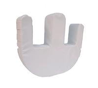 Dispositivo de torneado de dolor de cama paciente acostado lateral girando almohadilla de enfermería blanca