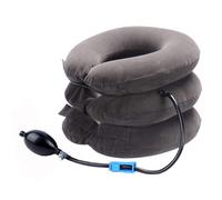 Dispositivo de tracción cervical, masajeador de cabeza y cuello ajustable, alivia el dolor de cuello.