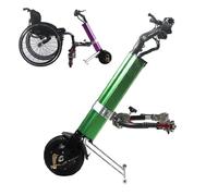 Dispositivo De Tracción para Silla De Ruedas, Cabezal Eléctrico De 250 W, Alcance: (20 ± 5) Km, Velocidad Máxima: 20 Km/h, Tiempo De Carga: 6-8 H, Portátil, Cabezal Ligero.,Green