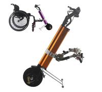 Dispositivo De Tracción para Silla De Ruedas, Cabezal Eléctrico De 250 W, Alcance: (20 ± 5) Km, Velocidad Máxima: 20 Km/h, Tiempo De Carga: 6-8 H, Portátil, Cabezal Ligero.,Orange