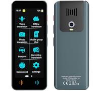 Dispositivo de Traducción de idiomas, traductor AI Inteligente de 142 Idiomas,Traducción fuera de línea y traducción bidireccional instantánea, para aprender, como regalos de negocios o de viajes