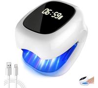 Dispositivo de Tratamiento de Hongos en las Uñas, Limpieza y Reparación Hongos Las Uñas Los Pies Dispositivo de Terapia Láser Recargable y Portátil para Onicomicosis con Temporizador, 7 minutos al día