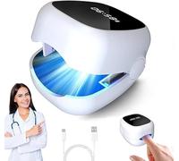 Dispositivo de tratamiento láser para toenail fungus, portátil y recargable, terapia de micosis, eliminación de hongos y reparación de uñas, 7 minutos para las uñas saludables