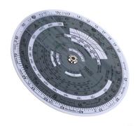 Dispositivo de trazador de aviación de computadora de vuelo E6B-R - Regla de diapositiva circular para ayuda de cálculo de navegación, solucionador de triángulos de viento y herramienta de