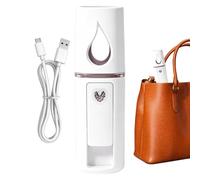 Dispositivo de vapor facial | Difusor hidratante recargable por USB - Humidificador personal Niebla de agua - Adecuado para uso en dormitorio apartamento salón y hogar oficina y coche y dormitorio