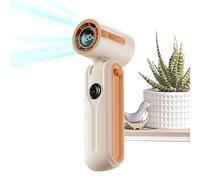 Dispositivo de ventilador de mano, herramienta de refrigeración recargable plegable, ajustable de veinte velocidades, enfriador de aire personal compacto de viaje, material ABS, juego de