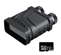 Dispositivo de visión Nocturna Binocular R12 1080P HD infrarrojo 5X Zoom Digital telescopio de al Aire Libre día Noche Doble Uso 100% Oscuridad(with 32G Memory Card)