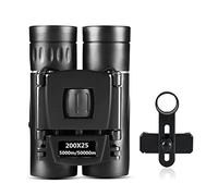 Dispositivo de visión Nocturna, Binoculares potentes de 50000M, binoculares Plegables visión Nocturna débil for Acampar, 500x25, 300x25, 200x25, telescopio Largo Alcance(200x25 Set)