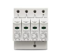 Dispositivo descargador de bajo Voltaje Protector contra sobretensiones doméstico AC SPD 3P+N 20-40kA 275/385/420VAC 1 Uds(4P AC 275V)