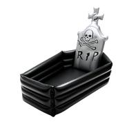 Dispositivo di raffreddamento gonfiabile di Halloween | Secchiello Ghiaccio Decorazione Bara Scheletro 89 cm | Frigo gonfiabile di Halloween | per Feste a Tema di Compleanno in giardino e Prato