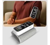 Dispositivo digital de monitoreo de presión arterial totalmente automático, aparato BP para el hogar, para hipertensión y control de la salud cardíaca, circunferencia del brazo (22-42 cm)